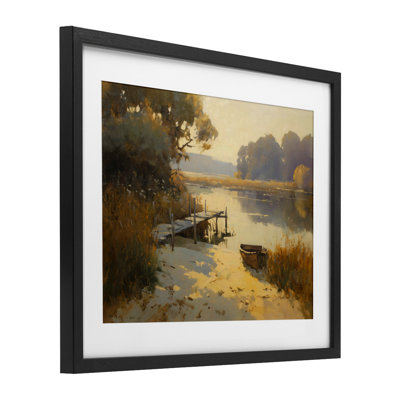 Golden Hour in Autumn, reproduction encadrée sous verre, design par Arlington Prints