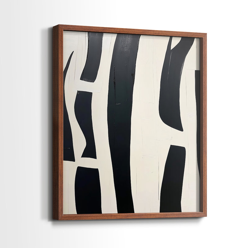 " ABSTRACT Series DCXCI " by J Paul, 11" H x 9" W, Walnut