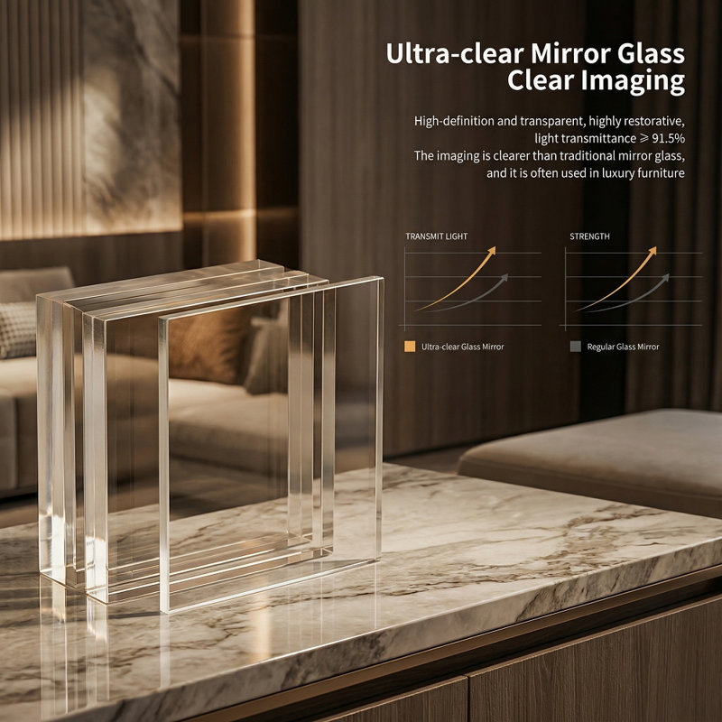 65" x 24" Oval Frameless LED Full Length Mirror, 3 Color Lighting, Clear White Glass, Explosion-Proof, Wall Mounted Backlit Mirror