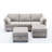 Dilen 5 - Piece Upholstered Sofa Modular Storage Couch & Ottoman-1257649983