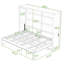 Lit escamotable avec port USB intégré-213021363-213021366