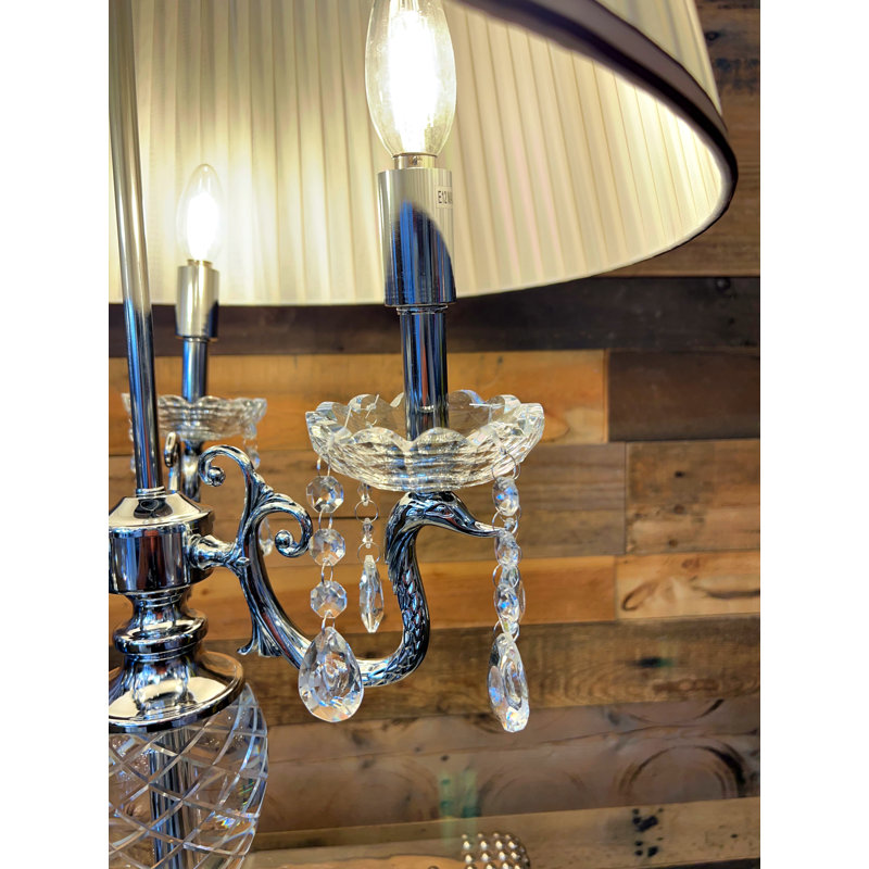 30'' Table Lamp, Chrome