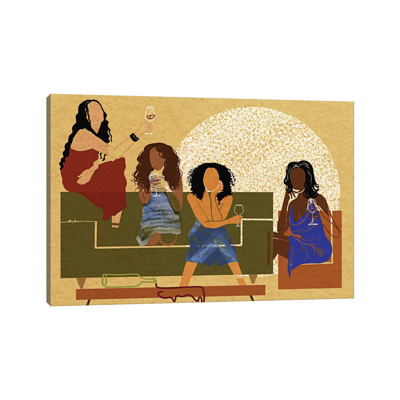«My Girlfriend» par DeeLashee Artistry, impression sur toile tendue, H 18 po x l 26 po x P 1,5 po