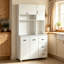 Engineered Wood 3 - Door Rectangle Accent Cabinet