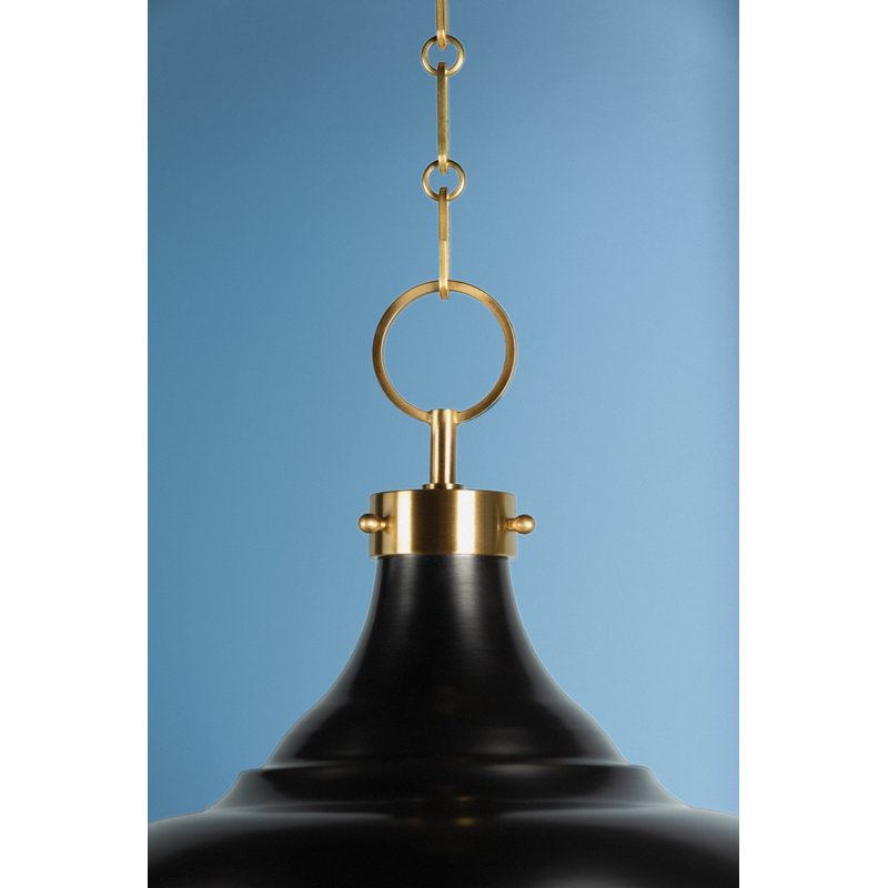Holkham 1 Light Pendant, Distressed Bronze