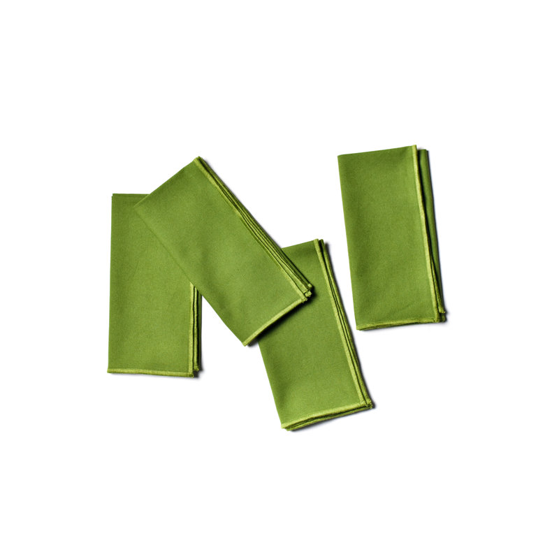 Cotton Blend Napkin, Olive