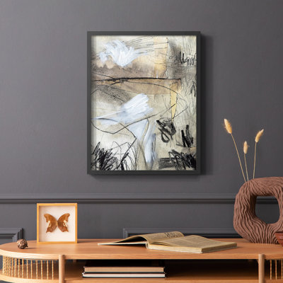 Masked Notes I Framed Print - Solid Wood