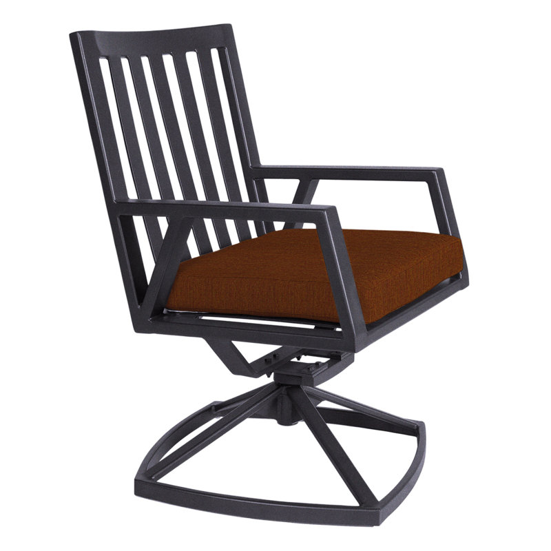 Aris Outdoor Rocker Chair, Graphite, Harris Stone