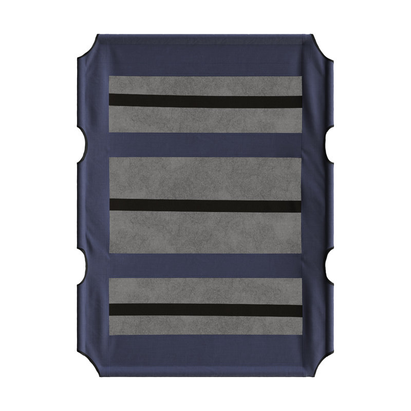 Housse de rechange bleue pour lit surélevé pour chien PETMAKER 122 x 91 cm, H 9 po x l 36 po x P 48 po, Blue