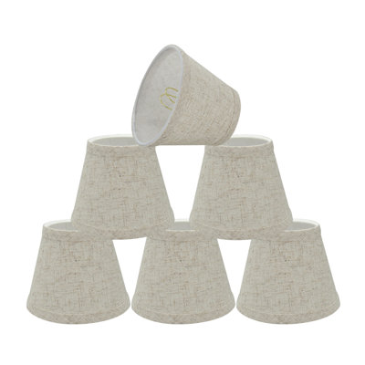 Glenshire 4'' H x 5'' W Linen Empire Lamp Shade