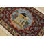 Tapis traditionnel rouge en laine noué à la main Tabriz