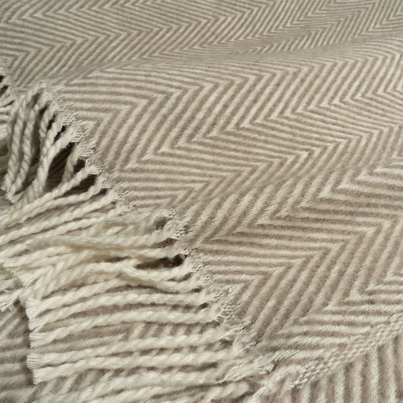 Clayton Throw Blanket, Taupe