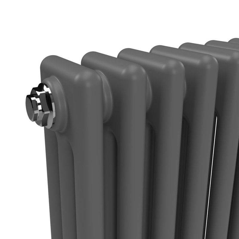 Standard Radiator, Grey, 59cm H x 18cm W x 4cm D