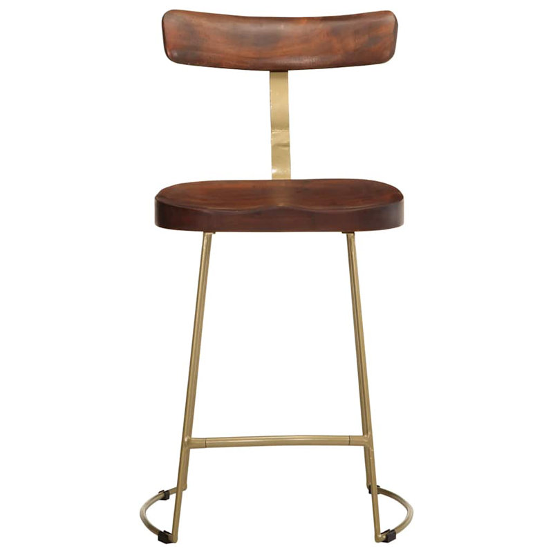 Brahn Counter Stool, Gold, Extra High (Overall Height: 88cm)