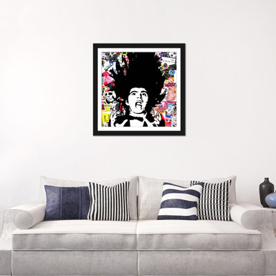 « screaming lord », impression sur toile