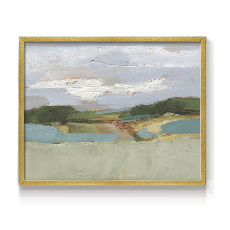High Noon Vista Study II -Framed Print - Restickable, 16" H x 20" W