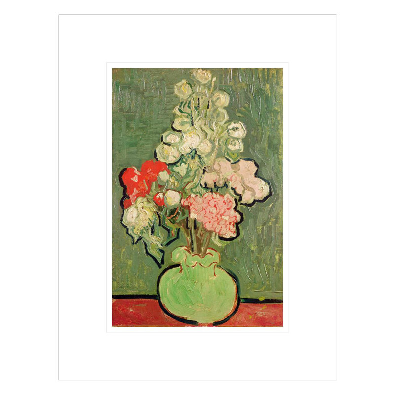 Bouquet de fleurs par Vincent van Gogh, impression giclée encadrée, H 16,75 po x l 13,03 po