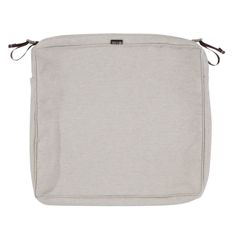 Pina Outdoor Lounge Chair Cushion Cover, 3" H x 21" W x 19" D, Gray