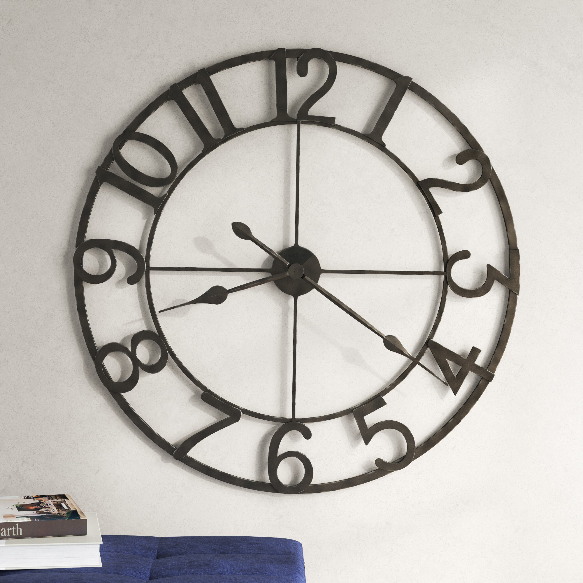 Howard Miller Artwell Metal Wall Clock & Reviews | Wayfair