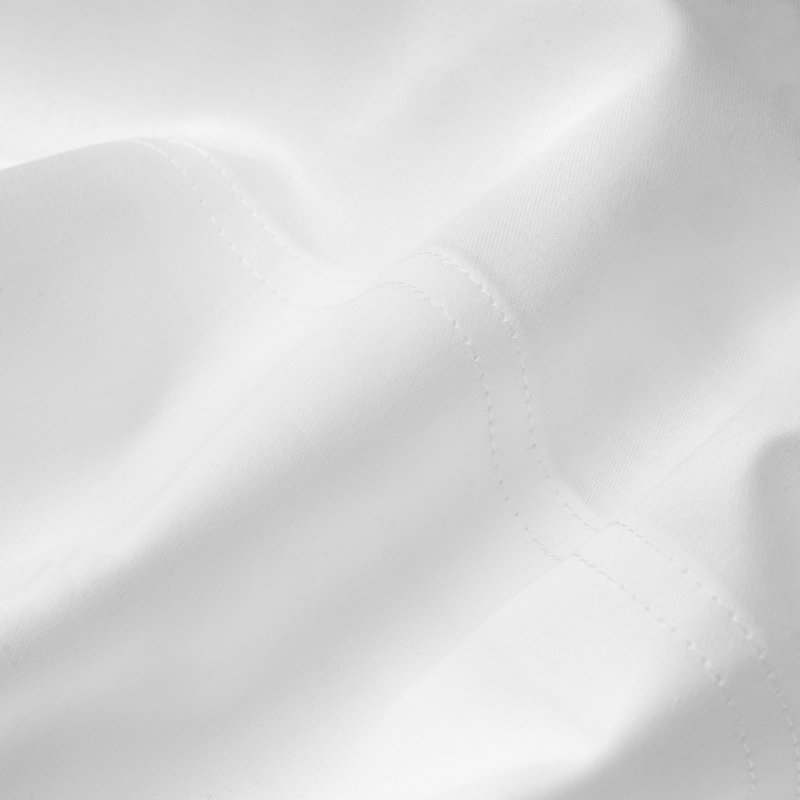 Ensemble de draps en coton de qualité égyptienne 250 fils, Blanc, Très grand