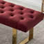 Fauteuil de vestiaire en velours-115693075