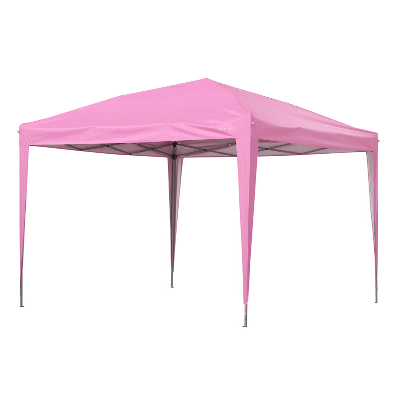 10 pi. L 10 pi. D Auvent escamotable en métal, Rose