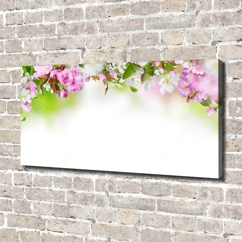 Spring Flowers - Wrapped Canvas Print, Canvas, 70cm H x 140cm W