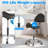 Height Adjustable Saddle Stool with Back