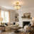 4 - Light Dome Chandelier Dimmable