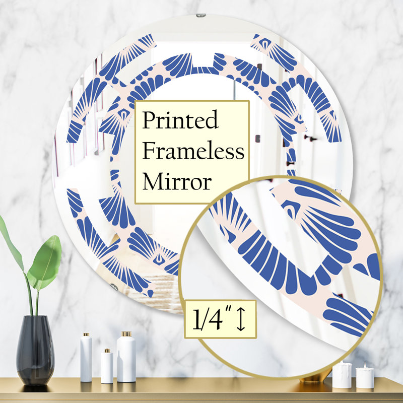 Miroir mural Space Waves Cottage Americana, 31,5 po x 31,5 po