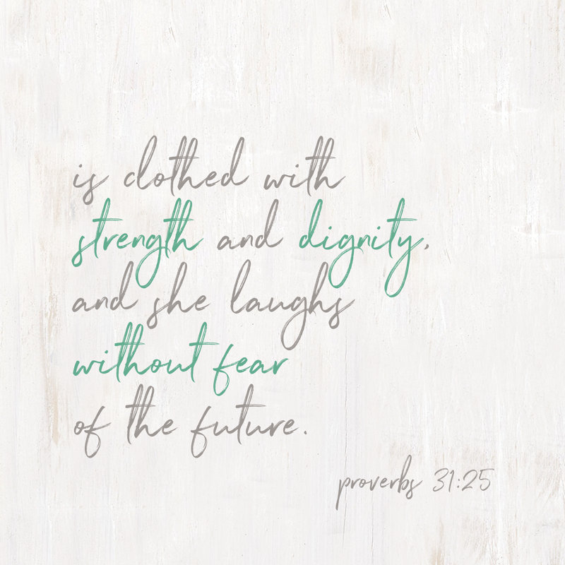 Proverbs 31 Woman - Wrapped Canvas Print, 51cm H x 51cm W x 3.8cm D