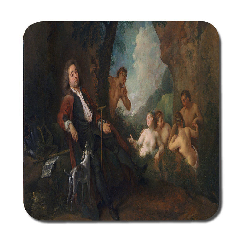 Romantic Vintage Painting Placemat And Coaster Set For Dining