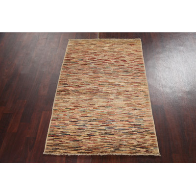 Inklen One-of-a-Kind 2'9" X 4'0" Wool Area Rug in Beige