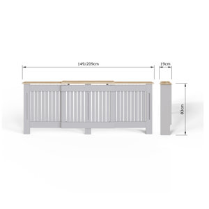 GFW Longslow Adjustable Radiator Cover | Wayfair.co.uk