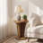 19.7" End Table with Pedestal Base