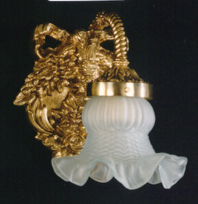 Cowie Armed Sconce, French Gold