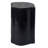 2-In-1 Irregular MGO Patio End Table, Split Design, Small Space Friendly, Indoor Outdoor Use, Black Color-477561017