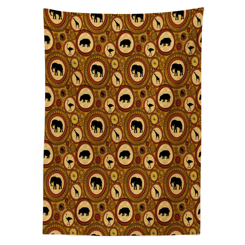 Geometric Tablecloth, 84" x 60"