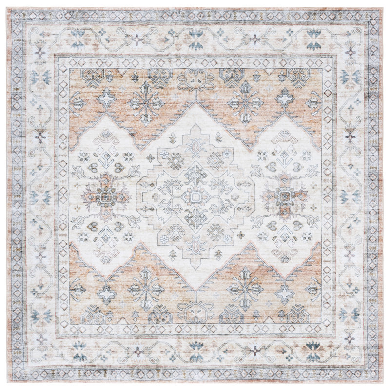 Atianna Performance Oriental Rug, Square 6'