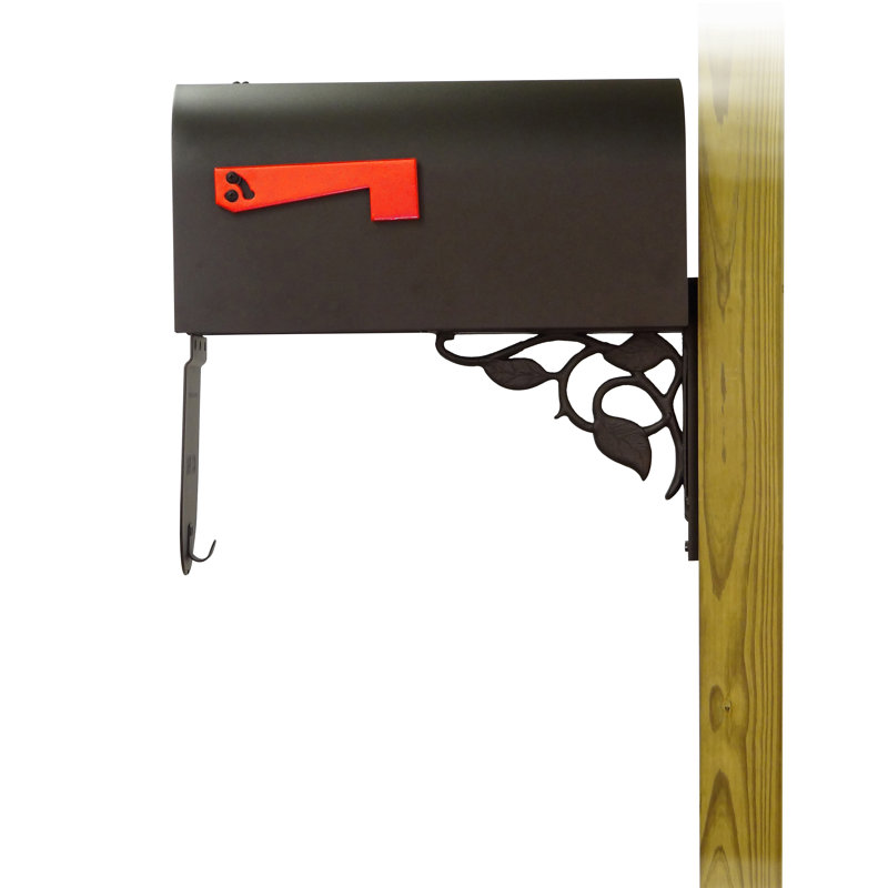 Boîte aux lettres à fixation sur poteau en aluminium trottoir Titan