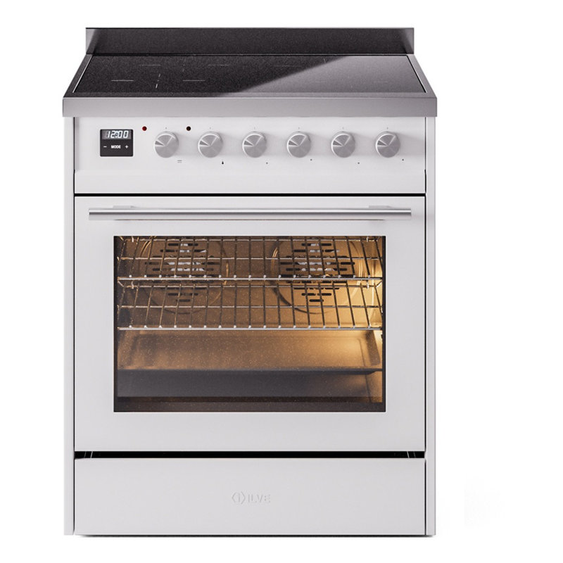 Cuisinière à induction 30 po ILVE Professional Plus II, 4 éléments à induction (porte vitrée)