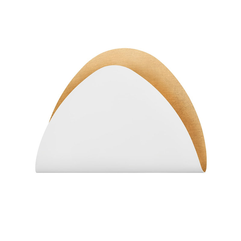 Myers 1 - Light Flush Mounted Sconce, Gold Leaf/Soft White