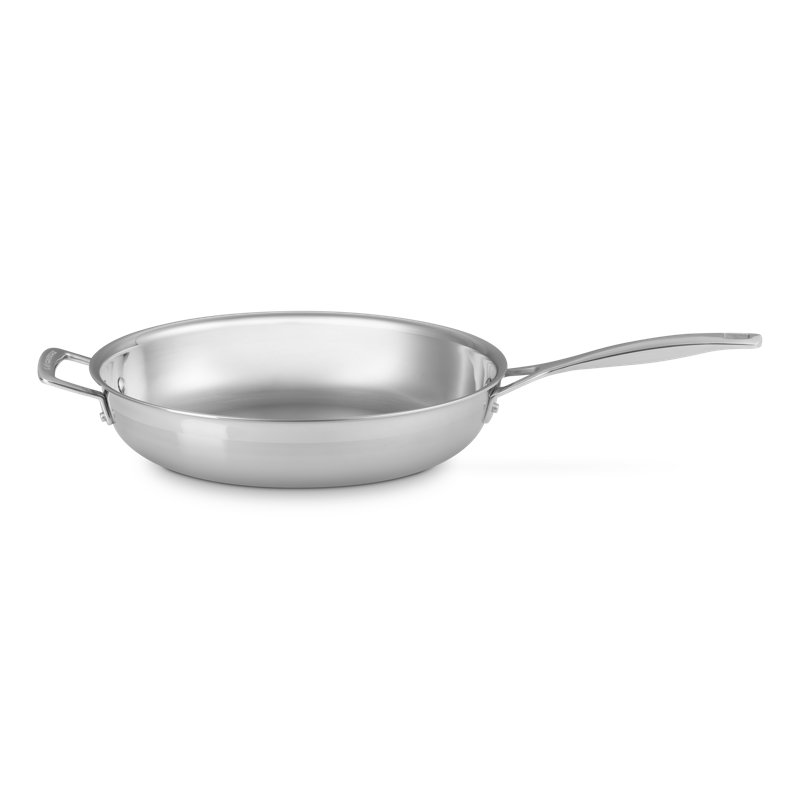 Le Creuset Classic Stainless Steel Round Frying Pan, 12 In.