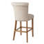 Tabouret de bar d'une hauteur de 43,66 po avec finition en bois - Détails élégants classiques et élégants à l'encre de lierre pour améliorer votre maison