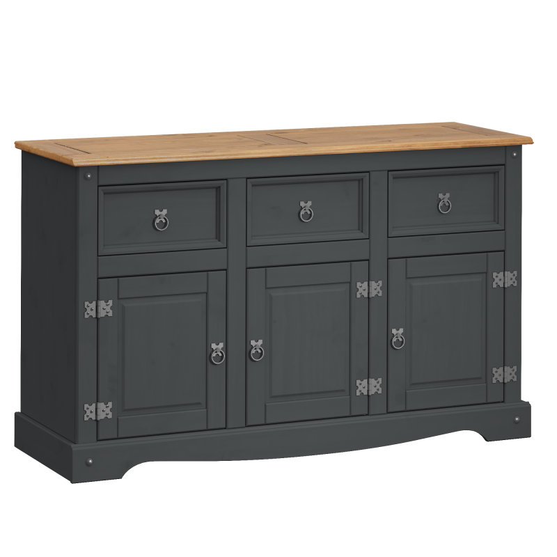 Mchugh 125cm Solid Wood Sideboard
