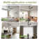 52" 3 - Blade Modern Ceiling Fan With Led Lights Remote App And Voice Control