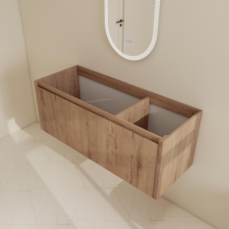 48" Wall-Mounted Single Bathroom Vanity  Base