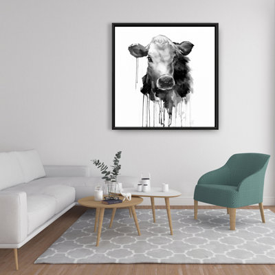 «Jersey Cow» sur toile