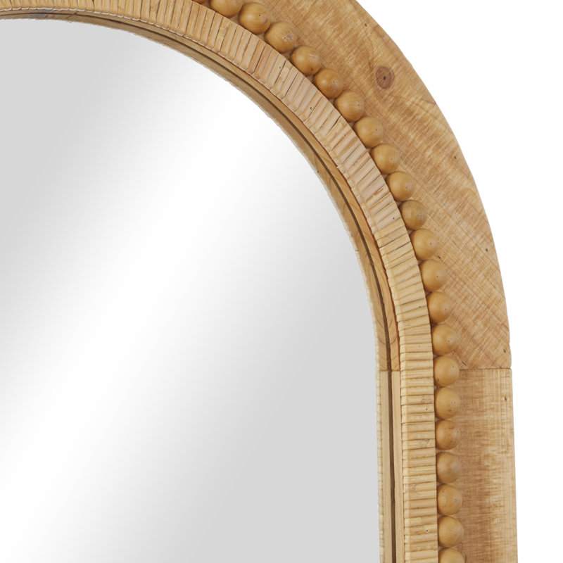 Albirda Solid Wood Arch Wall Mirror
