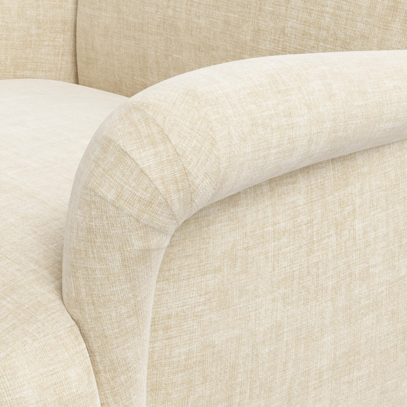 Fauteuil Heylen Elodie, Polyester crème